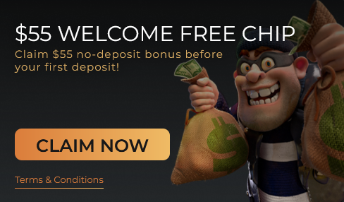 Firefox Casino welcome chip of $55